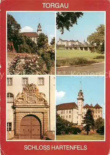 AK / Ansichtskarte Torgau Schloss Hartenfels Eingang u. Gesamtansicht Torgau