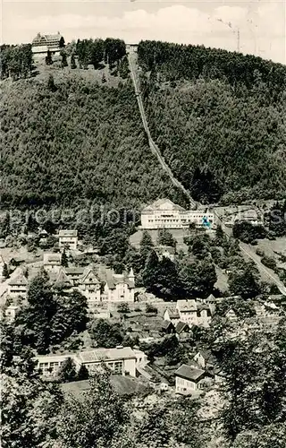 AK / Ansichtskarte Wildbad_Schwarzwald Fliegeraufnahme mit Sommerberg Wildbad_Schwarzwald