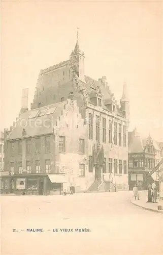 AK / Ansichtskarte Maline_Malines_Mechelen_Flandre Le vieux Musee 