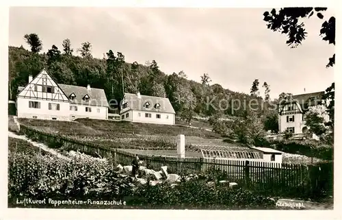 AK / Ansichtskarte Pappenheim_Mittelfranken Finanzschule Pappenheim Mittelfranken