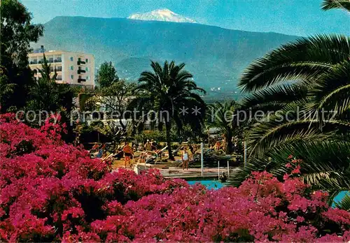 AK / Ansichtskarte Puerto de la Cruz_Tenerife_ES El Teide 