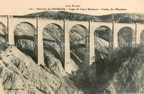 AK / Ansichtskarte Chorges_05 Ligne de Gap a Briancon Viaduc des Moulettes 