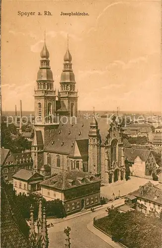 AK / Ansichtskarte Speyer_Rhein Josephskirche Speyer Rhein