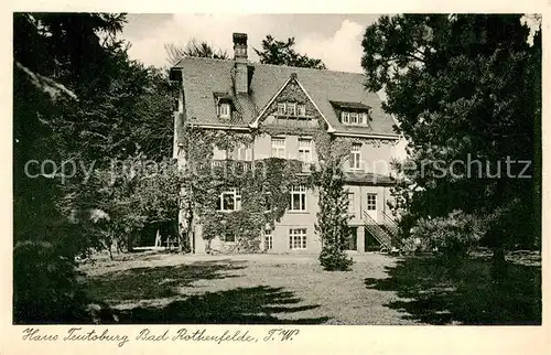 AK / Ansichtskarte Bad_Rothenfelde Haus Teutoburg Bad_Rothenfelde