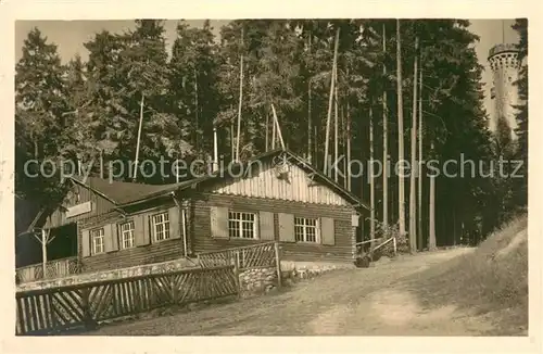 AK / Ansichtskarte Neustadt_Coburg Schutzhuette Aussichtsturm Neustadt_Coburg