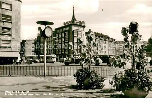 AK / Ansichtskarte Muelheim_Ruhr Partie an der Leineweberstrasse Muelheim Ruhr