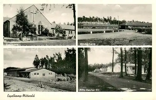 AK / Ansichtskarte Mittwald_Espelkamp Steilhaus Kinderheim Schule Fritz Reuter Str Mittwald Espelkamp