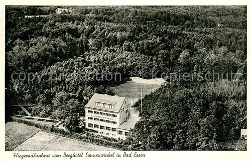 AK / Ansichtskarte Bad_Essen Fliegeraufnahme vom Berghotel Sonnenwinkel Bad_Essen