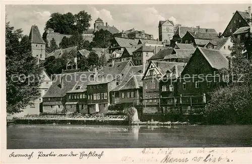 AK / Ansichtskarte Kronach_Oberfranken Partie an der Hasslach Kronach Oberfranken