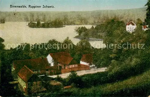 AK / Ansichtskarte Binenwalde_Neuruppin Panorama Ruppiner Schweiz 