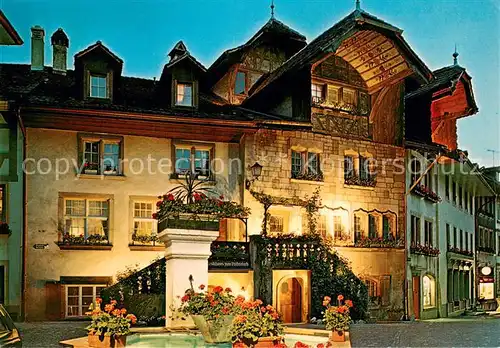 AK / Ansichtskarte Murten_Morat Haus zum Ruebenlach Murten Morat