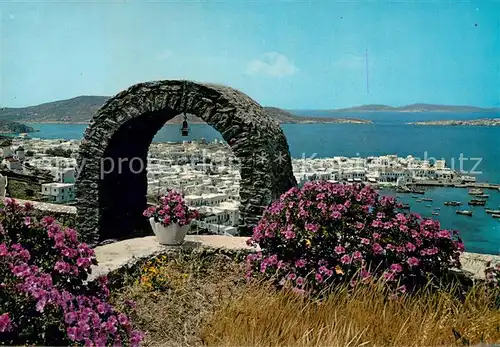 AK / Ansichtskarte Mikonos Teilansicht am Wasser Kueste Mikonos