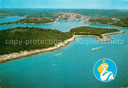 AK / Ansichtskarte Vrsar_Istria_Croatia Fliegeraufnahme 