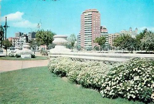 AK / Ansichtskarte Valencia__Valenciana_ES Avda de Jacinto Benavente y Torre de Valencia 