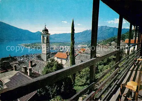 AK / Ansichtskarte Brione Blick auf Lago Maggiore Brione
