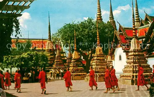 AK / Ansichtskarte Bangkok_Thailand Scenery of Wat Po 