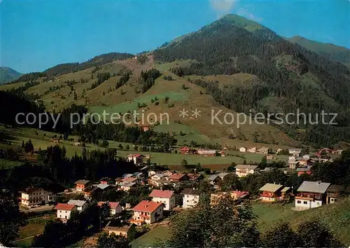 AK / Ansichtskarte Hinterglemm_Saalbach mit Zwoelferkogel Hinterglemm_Saalbach