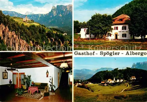 AK / Ansichtskarte Lengmoos_Ritten Gasthof Spoegler Albergo Panorama Lengmoos Ritten