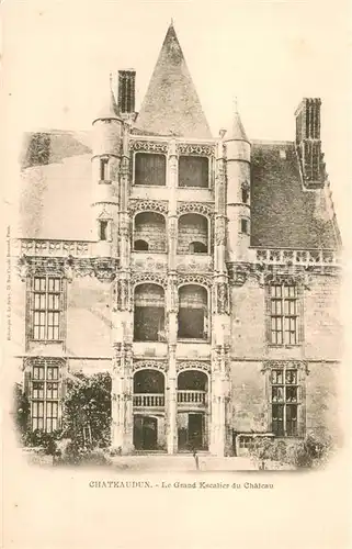 AK / Ansichtskarte Chateaudun_28_Eure et Loir Le Grand Escalier du Chateau 