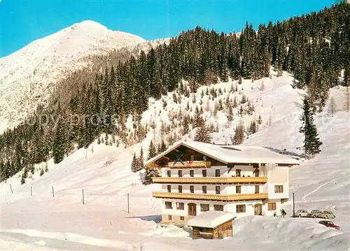 AK / Ansichtskarte Altenmarkt_Pongau Zauchenseehof Aussenansicht Winter Schnee Altenmarkt Pongau