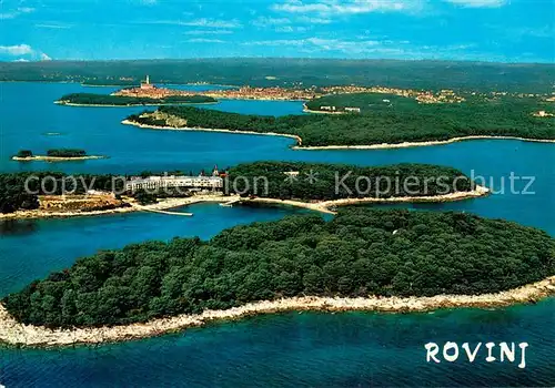 AK / Ansichtskarte Rovinj_Rovigno_Istrien_Croatia Fliegeraufnahme 