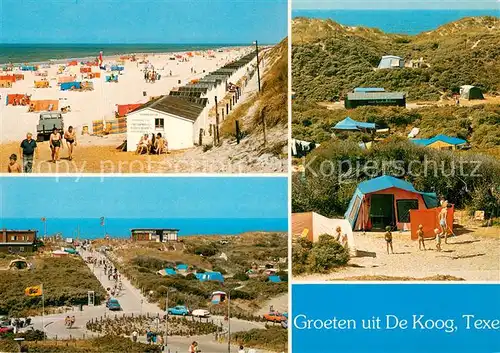 AK / Ansichtskarte De_Koog_Texel_NL Strand Campingplatz 