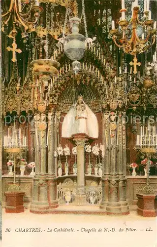 AK / Ansichtskarte Chartres_28 Cathedrale Chapelle de Notre Dame du Pilier 