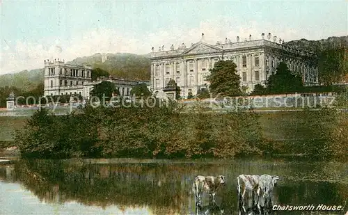 AK / Ansichtskarte Derby__UK_Derbyshire Chatsworth House 