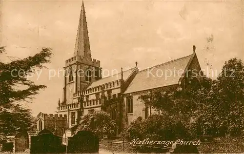 AK / Ansichtskarte Hathersage_Eyam_UK Church 