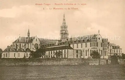 AK / Ansichtskarte Soligny la Trappe Abbaye de la Grande Trappe Monastere vu de l ouest Soligny la Trappe