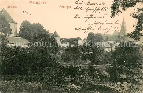 AK / Ansichtskarte Mutzschen Schloss Rittergut Mutzschen