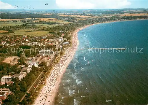 AK / Ansichtskarte Scharbeutz_Ostseebad Fliegeraufnahme Scharbeutz_Ostseebad