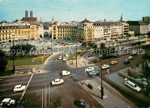 AK / Ansichtskarte Muenchen Karlsplatz Stachus mit Karlstor Muenchen