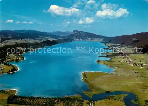 AK / Ansichtskarte Lac_de_Joux_VD Fliegeraufnahme Lac de Joux et la Dent de Vaulion 