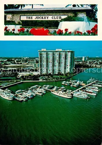 AK / Ansichtskarte Miami_Florida Fliegeraufnahme The Jockey Club 
