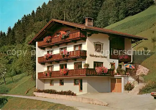 AK / Ansichtskarte Ramsau_Zillertal Gaestehaus Luxner Aussenansicht Ramsau_Zillertal