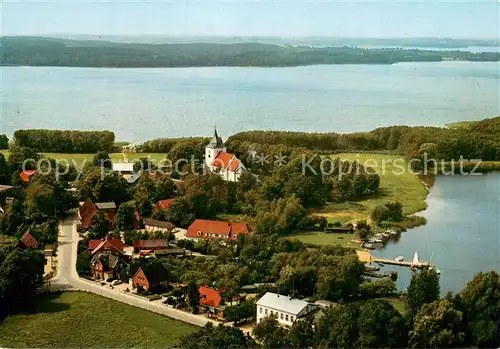 AK / Ansichtskarte Bosau am Grossen Ploener See Fliegeraufnahme Bosau