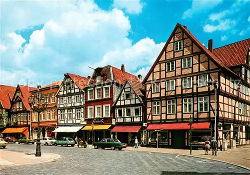 AK / Ansichtskarte Celle_Niedersachsen Am Markt Celle_Niedersachsen