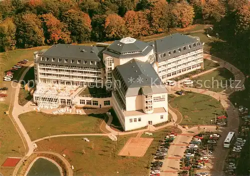 AK / Ansichtskarte Saalfeld_Saale Klinik Bergfried Saalfeld Fliegeraufnahme Saalfeld_Saale