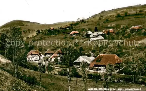 AK / Ansichtskarte Aitern Ansicht mit Gasthaus Pension zum Roessle Aitern