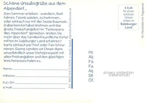 AK / Ansichtskarte Sankt_Johann_Pongau Hotel Alpendorf Teilansichten m. Hallenbad u. Informationen Sankt_Johann_Pongau