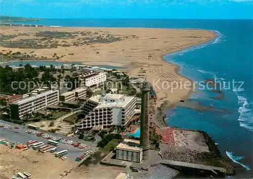 AK / Ansichtskarte Maspalomas_Gran_Canaria_ES Fliegeraufnahme Strand Panorama 