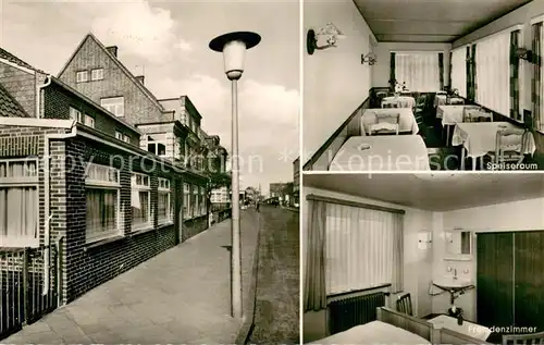 AK / Ansichtskarte Juist_Nordseebad Gaestehaus Pension Haus Nordstern Juist_Nordseebad