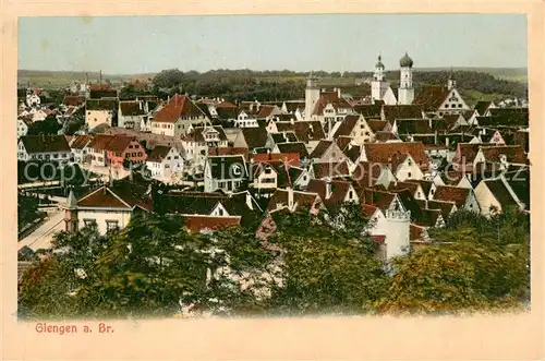 AK / Ansichtskarte Giengen_Brenz Stadtpanorama mit Blick zur Kirche Giengen Brenz