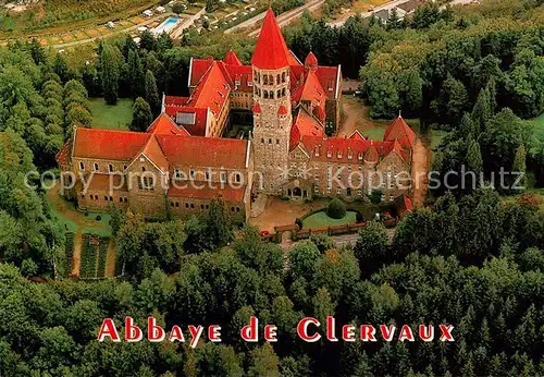 AK / Ansichtskarte Clervaux_Luxembourg Fliegeraufnahme Abbaye Saint Maurice 