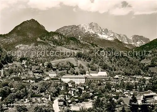 AK / Ansichtskarte Berchtesgaden Teilansicht m. Untersberg Berchtesgaden