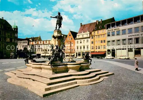 AK / Ansichtskarte Augsburg Augustusbrunnen Augsburg