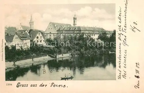 AK / Ansichtskarte Tuebingen Blick ueber den Neckar Tuebingen