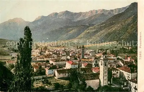 AK / Ansichtskarte Poschiavo_GR Panorama Alpen 