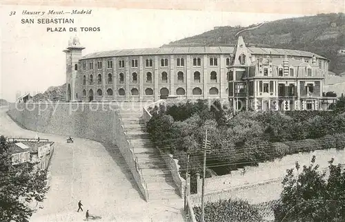 AK / Ansichtskarte San_Sebastian__Pais_Vasco_ES Plaza de Toros 